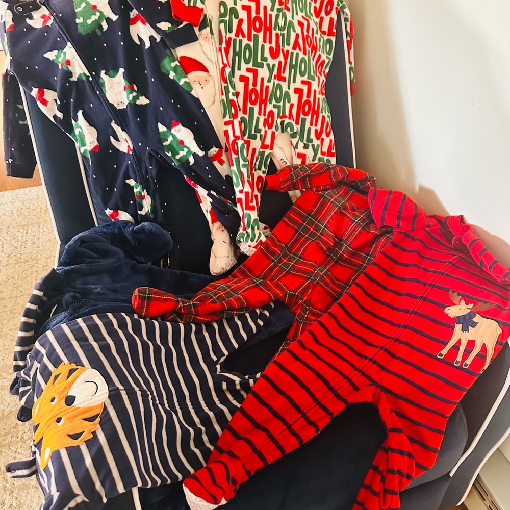 9 pieces snug fit 1 piece Pajama Set.